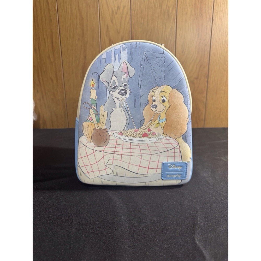 Loungefly Disney Lady And The Tramp Mini Backpack NWT